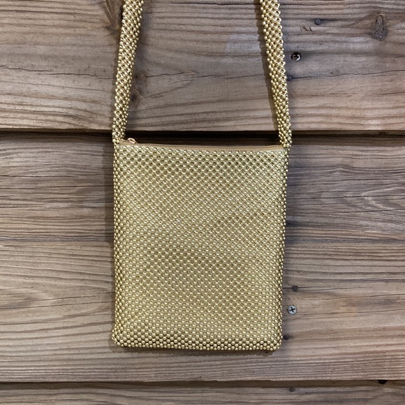 Vintage Marlo Gold Bead Bag - Picture 5 of 10